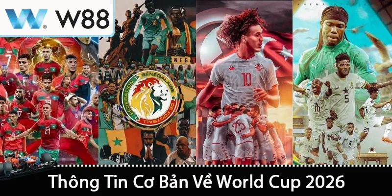 World Cup 2026 – Cùng W88 Khám Phá Giải Bóng Hấp Dẫn Số 1 3 Thông Tin Cơ Bản Về World Cup 2026